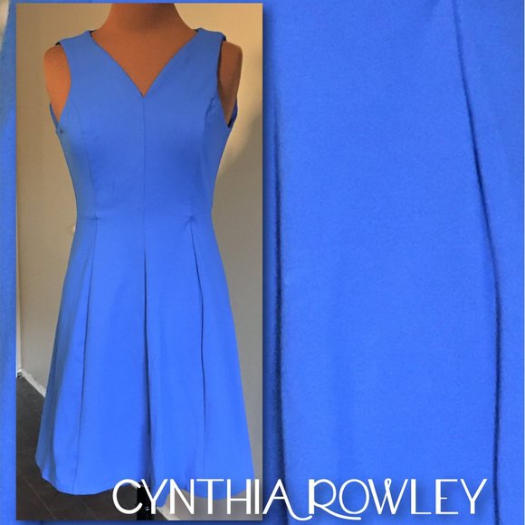 Cynthia Rowley Dresses & Skirts - CYNTHIA ROWLEY Cobalt Blue Fit Flare Dress  |  XS